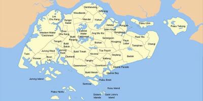 नक्शे में सिंगापुर के ईआरपी