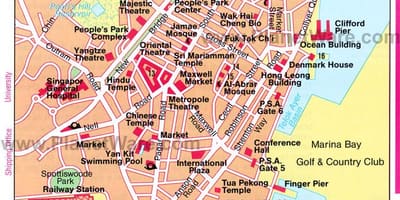 Chinatown सिंगापुर का नक्शा