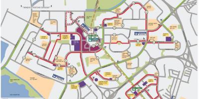 नक्शा साइकिल चालन के सिंगापुर